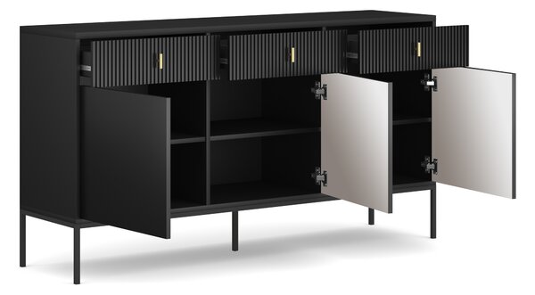 Zondo.hr Komoda Magara 3D3S (crna). 1154735
