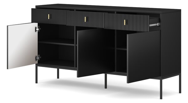 Zondo.hr Komoda Magara 3D3S (crna). 1154735