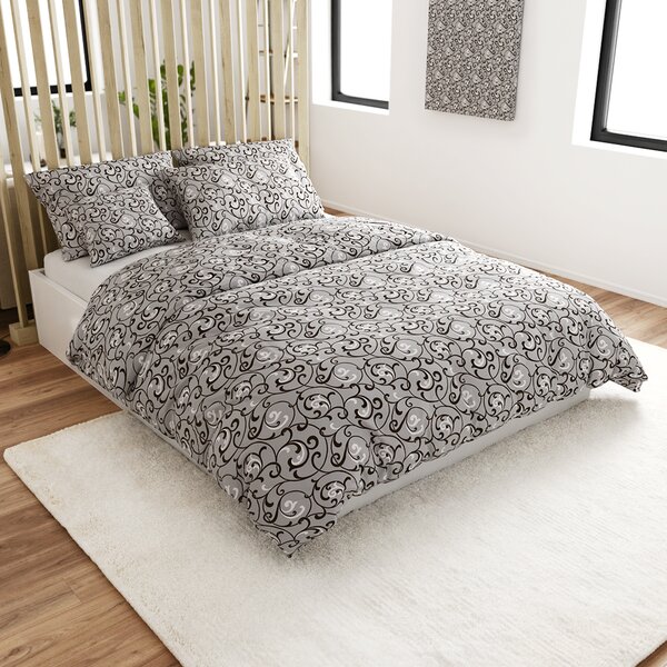 Poli-pamučna posteljina ORIENT POLY siva Dimenzije posteljine: 70 x 90 cm | 140 x 200 cm