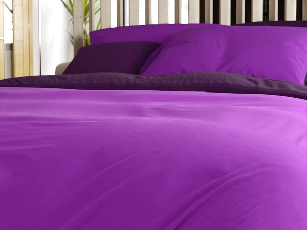 Pamučna posteljina VIOLETTA ljubičasta Dimenzije posteljine: 70 x 90 cm | 140 x 200 cm