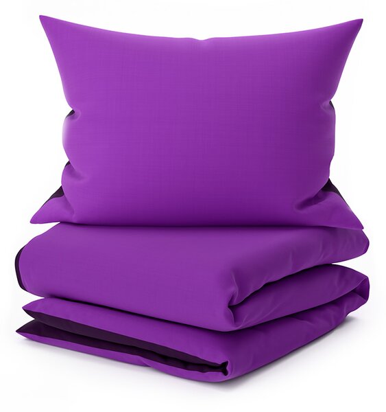 Pamučna posteljina VIOLETTA ljubičasta Dimenzije posteljine: 70 x 90 cm | 140 x 200 cm