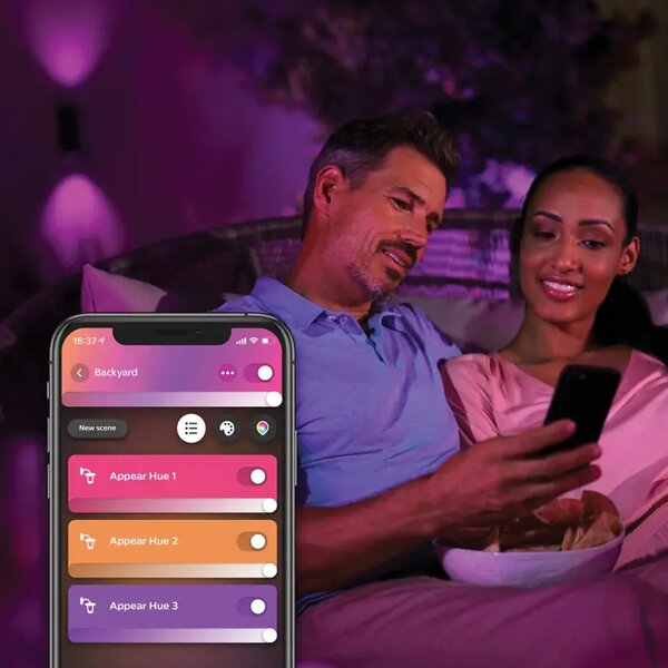 Appear PHILIPS HUE WACA EU ZIDNA SVJETILJKA CRNA 2x 8718696174371