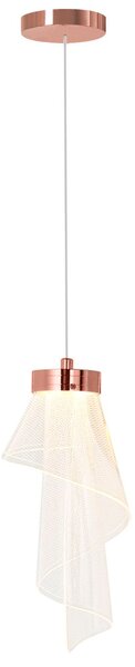 Zrcalna stropna svjetiljka Rose Gold APP1765-1CP