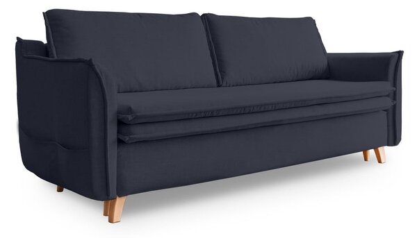 Tamno siva/antracitno siva sklopiva sofa 225 cm – Miuform