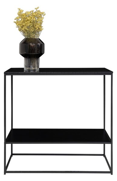 Crni pomoćni stol s crnom pločom stola 80x36 cm Vita – House Nordic