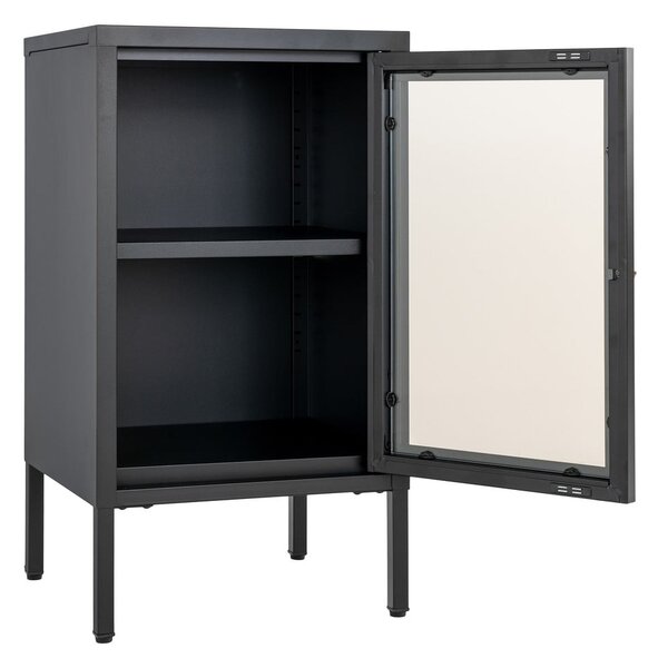 Crna metalna vitrina 38x70 cm Dalby – House Nordic