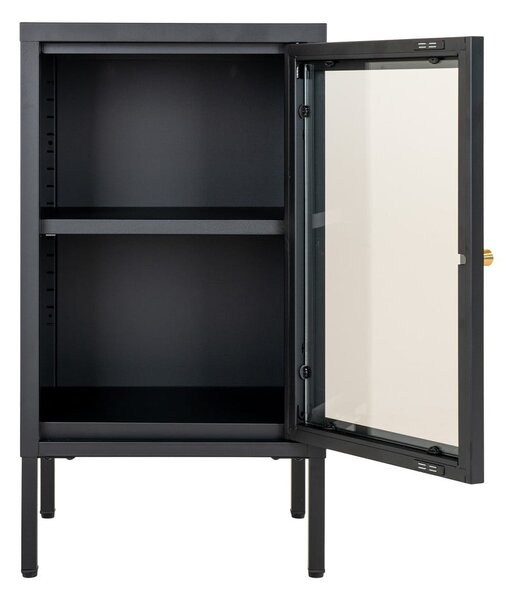 Crna metalna vitrina 38x70 cm Dalby – House Nordic