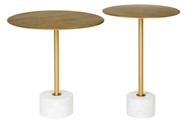 Metalni okrugao pomoćni stol ø 51 cm Lecco – House Nordic