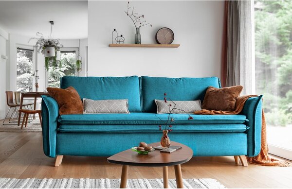 Tirkizna sklopiva sofa 225 cm Charming Charlie – Miuform