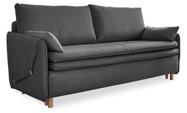 Tamno siva sklopiva sofa 207 cm – Miuform