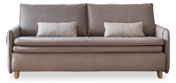 Svjetlo smeđa sklopiva sofa 207 cm – Miuform