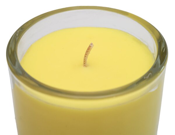 Svijeća u staklu MINNESOTA POPCORN YELLOW 9 cm žuta
