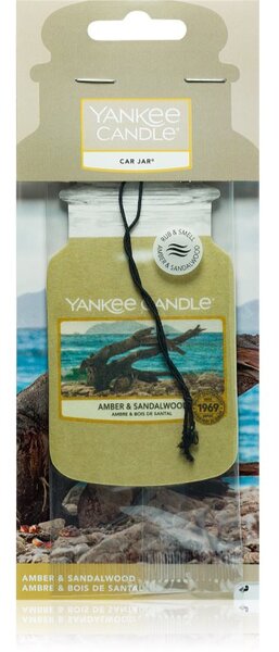Yankee Candle Amber & Sandalwood viseća mirisna oznaka 1 kom