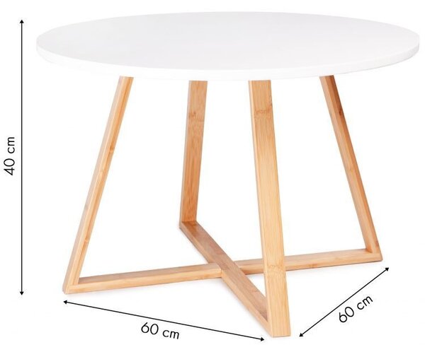Stolić za kavu u skandinavskom stilu 60 cm