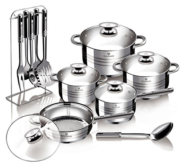 Blaumann Gourmet 17u1 set inox posuđa