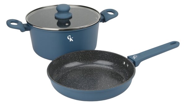 Grill King Ceramic 2u1 set, tava + lonac (24/24 cm)