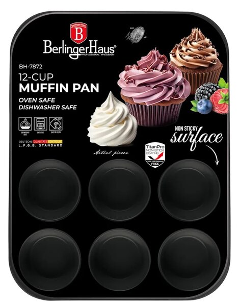 Berlinger Haus Metallic Line kalup za 12 muffina