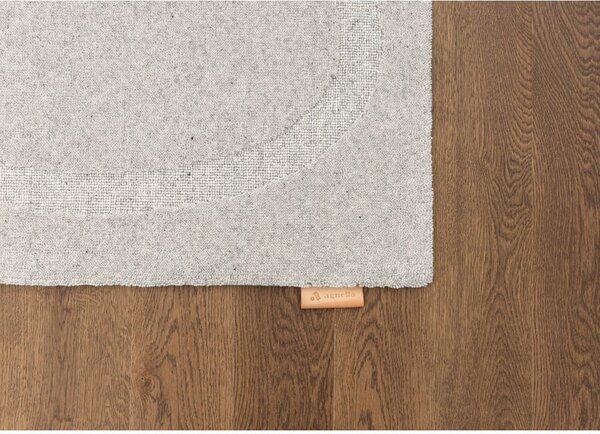 Svijetlo sivi vunen tepih 160x230 cm Morphic Organica – Agnella
