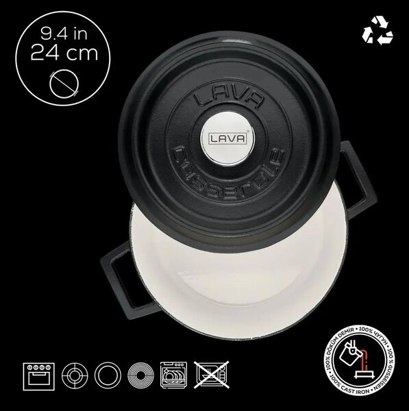 Lava okrugli Dutch oven