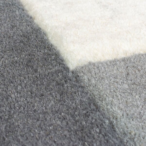 Siva vunena staza 60x230 cm Collage – Flair Rugs