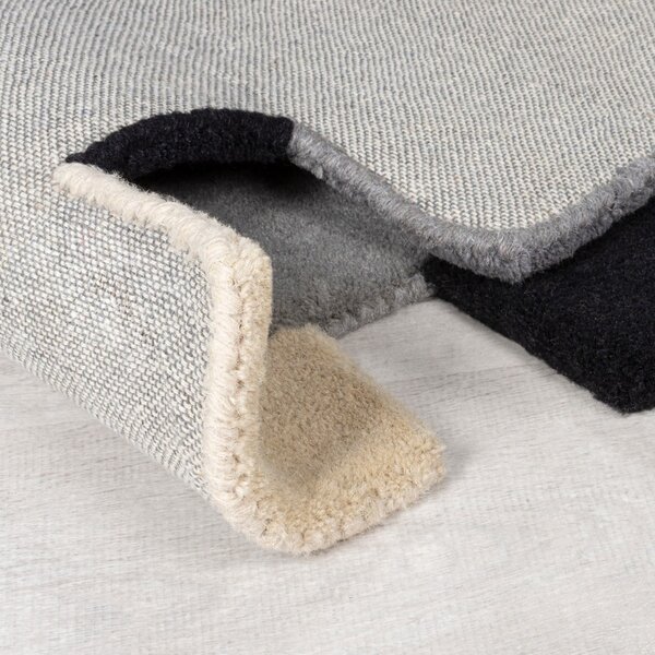 Siva vunena staza 60x230 cm Collage – Flair Rugs