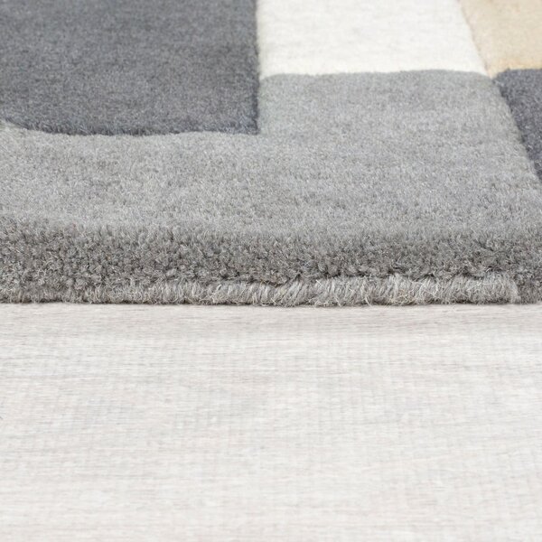 Siva vunena staza 60x230 cm Collage – Flair Rugs
