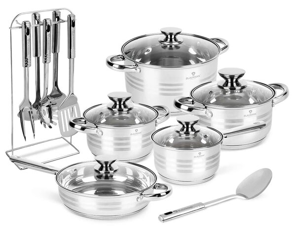 Blaumann Gourmet 17u1 set inox posuđa