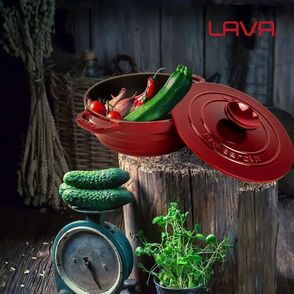 Lava Experience okrugli Dutch oven