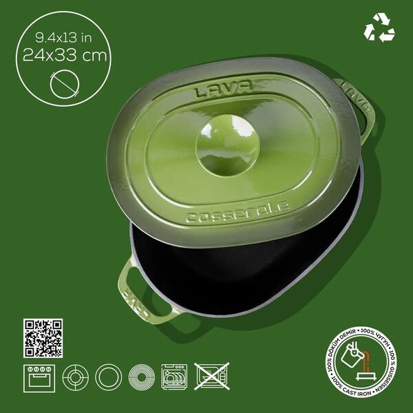 Lava Experience ovalni Dutch oven
