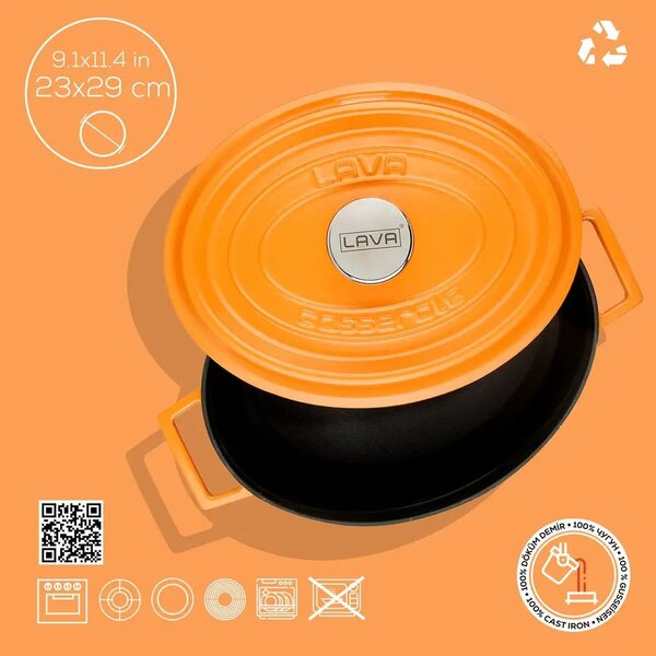 Lava ovalni Dutch oven