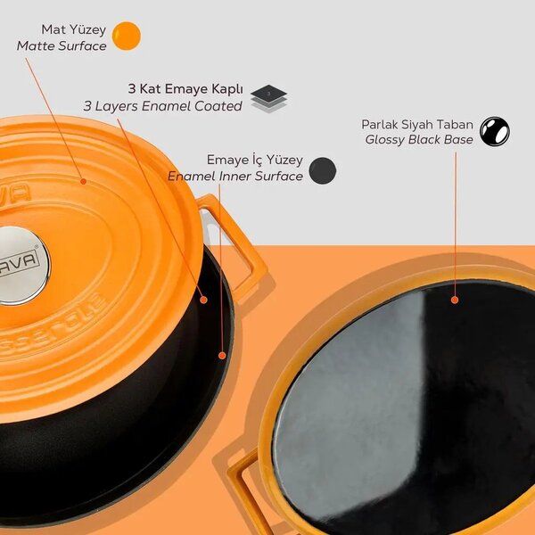 Lava ovalni Dutch oven
