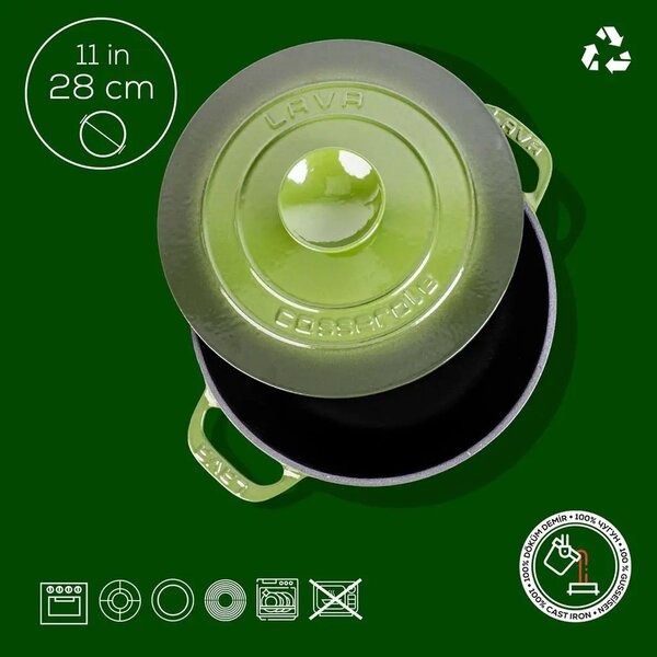 Lava Experience okrugli niski Dutch oven