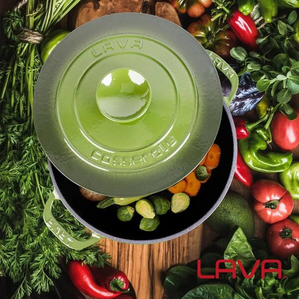 Lava Experience okrugli niski Dutch oven