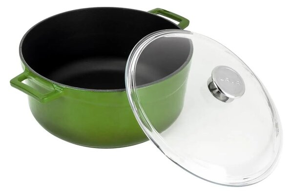 Lava Glaze okrugli Dutch oven sa staklenim poklopcem