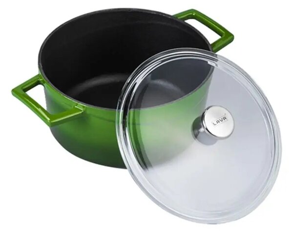 Lava Glaze okrugli Dutch oven sa staklenim poklopcem
