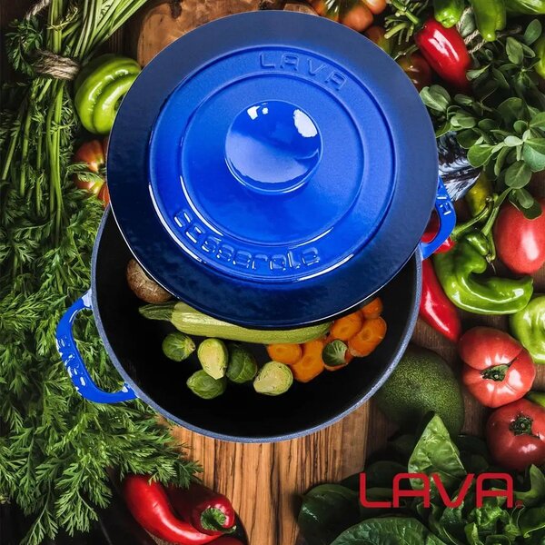 Lava Experience okrugli niski Dutch oven