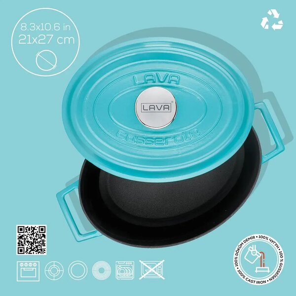 Lava ovalni Dutch oven