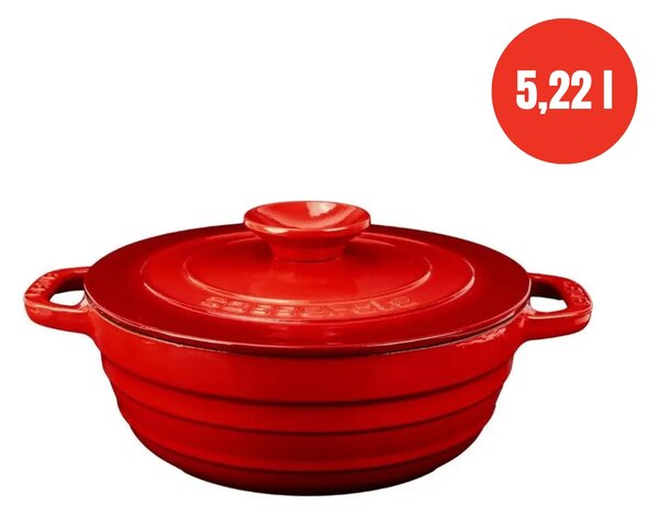 Lava Experience okrugli niski Dutch oven