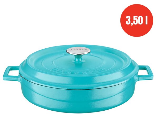 Lava okrugli niski Dutch oven