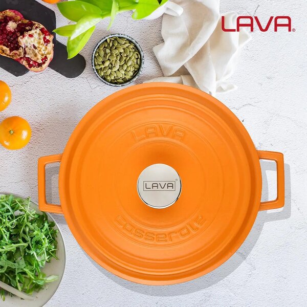 Lava okrugli niski Dutch oven