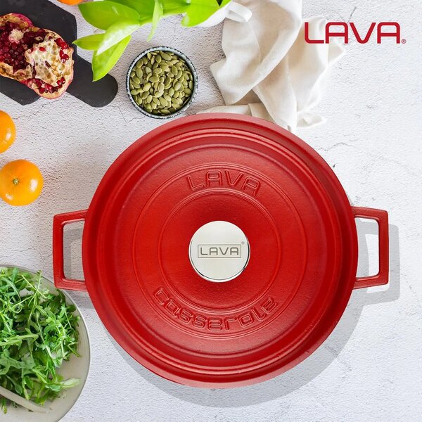 Lava okrugli niski Dutch oven