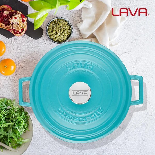 Lava okrugli niski Dutch oven