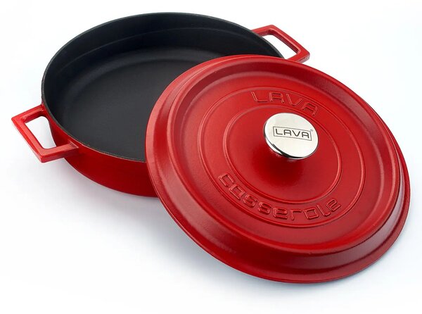 Lava okrugli niski Dutch oven