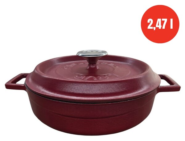 Lava okrugli niski Dutch oven