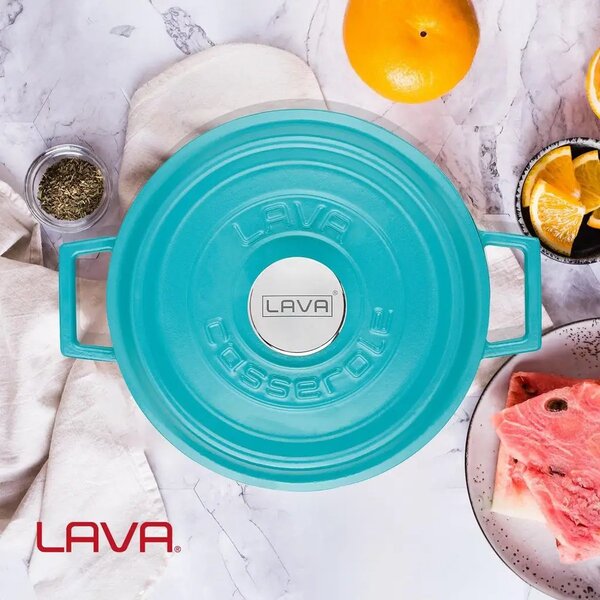 Lava okrugli niski Dutch oven