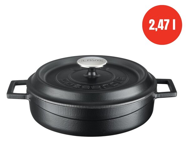 Lava okrugli niski Dutch oven