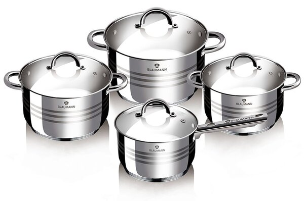 Blaumann Gourmet 8u1 set inox posuđa