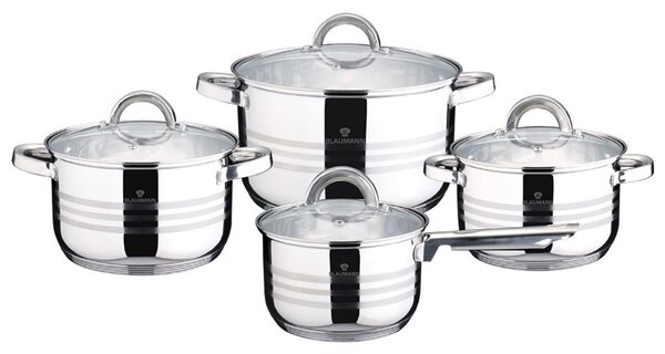 Blaumann Gourmet 8u1 set inox posuđa