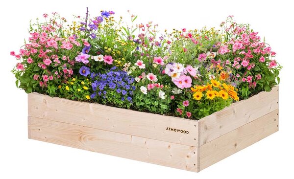 ATMOWOOD Drvena podignuta gredica 80 x 60 x 20 cm