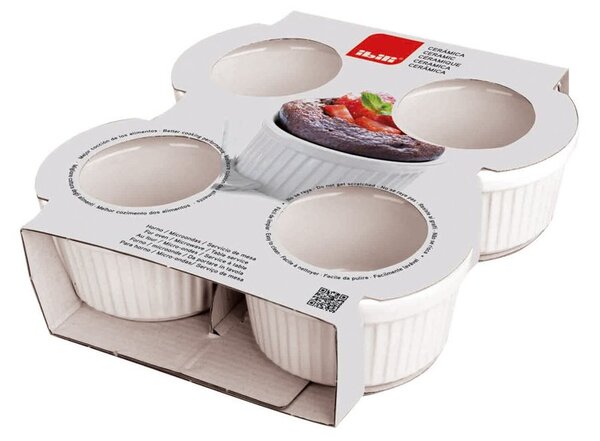 Ibili 4u1 set porculanskih kalupa za kolače
